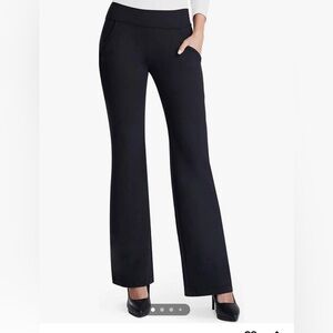 Bamans Black Bootcut Flare High Waist Leggings/Pants,Large,NWT